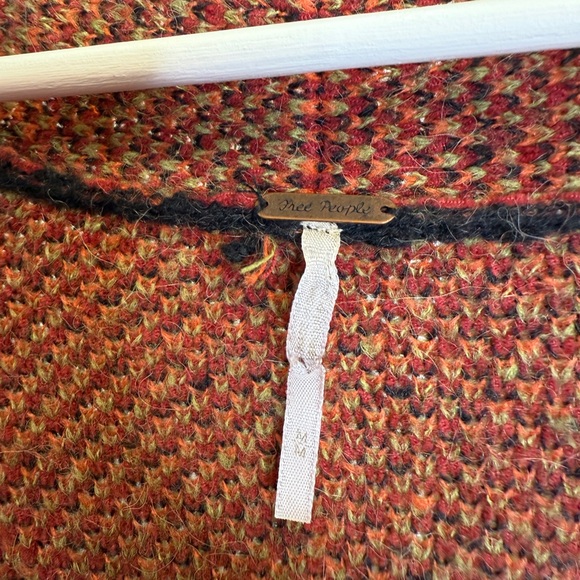 Free People Flower Power Boho long cardigan iconic influencer favorite medium - Picture 3 of 6